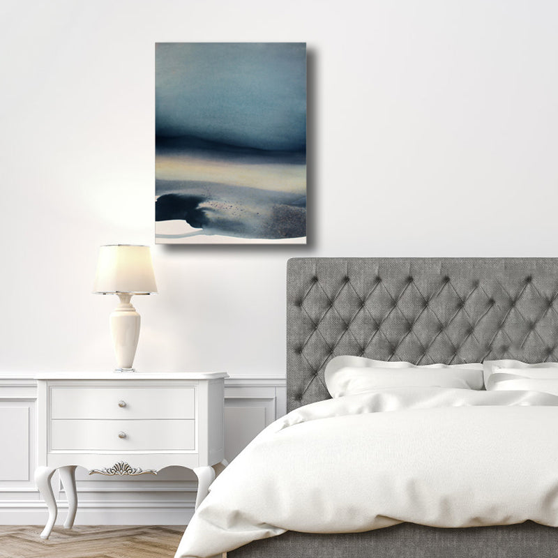 Irregular Abstract Wall Decor Modern Art Canvas Textured Painting in Light Color