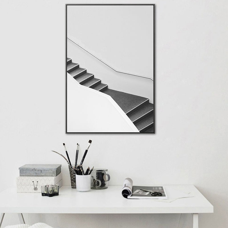 Décor d’art mural d’escalier pour le salon en couleur pastel, plusieurs tailles disponibles