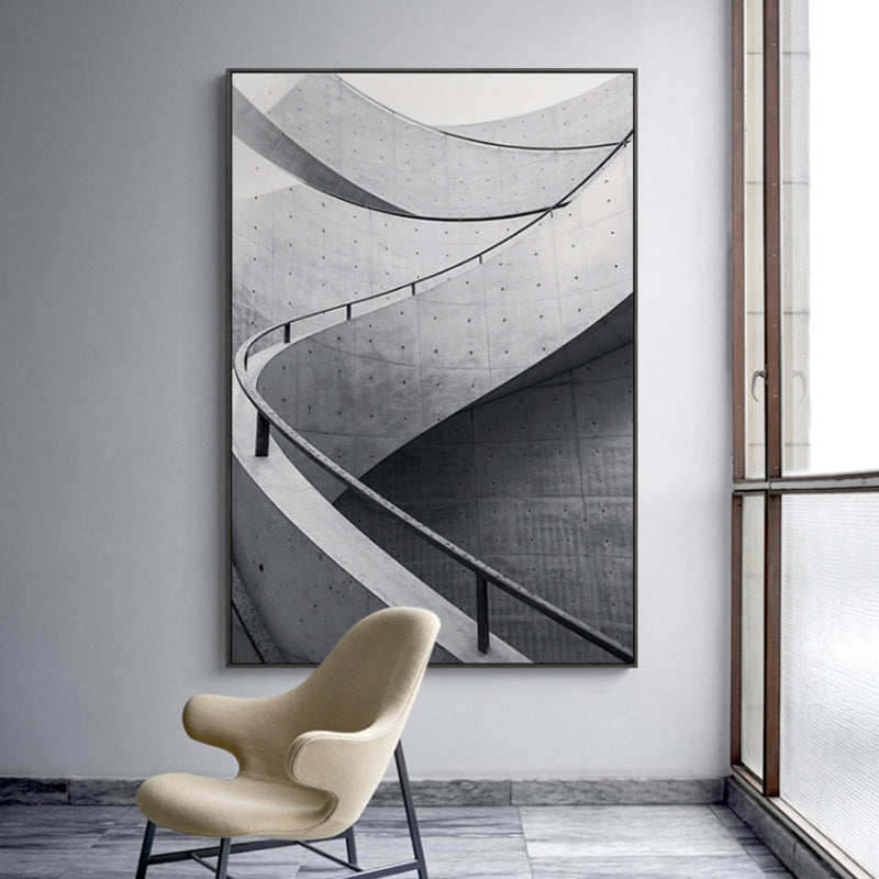 Décor d’art mural d’escalier pour le salon en couleur pastel, plusieurs tailles disponibles