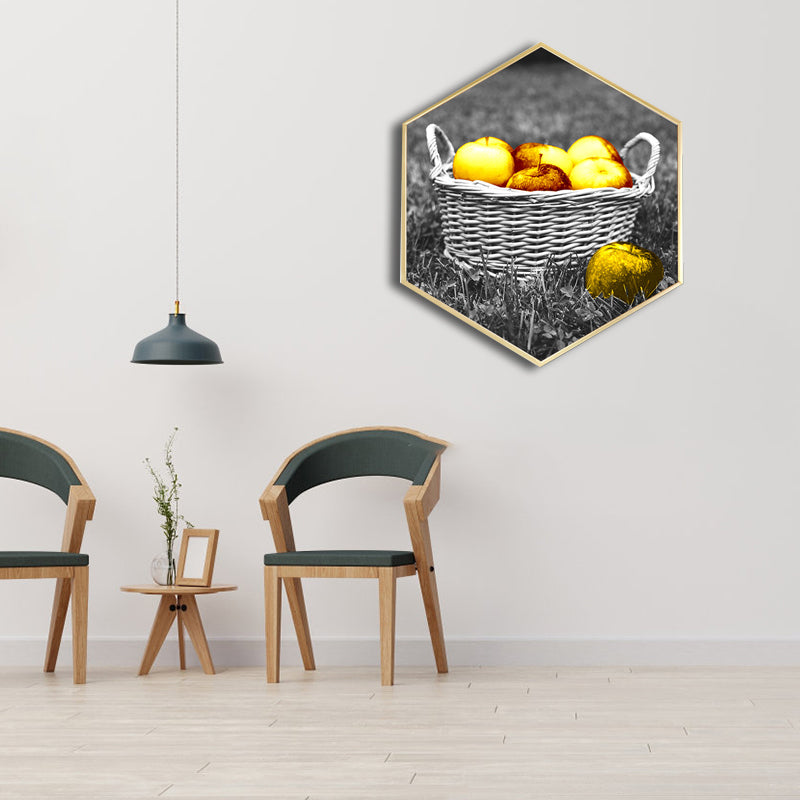 Light Color Modern Art Print Foods Wrapped Canvas for Kitchen, Multiple Sizes Options