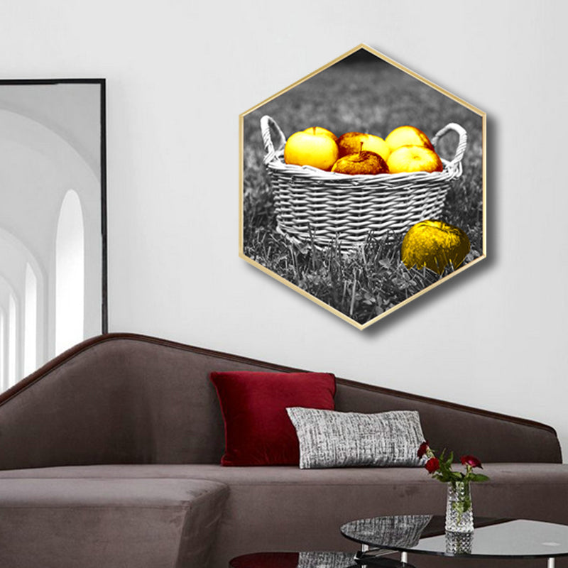 Light Color Modern Art Print Foods Wrapped Canvas for Kitchen, Multiple Sizes Options