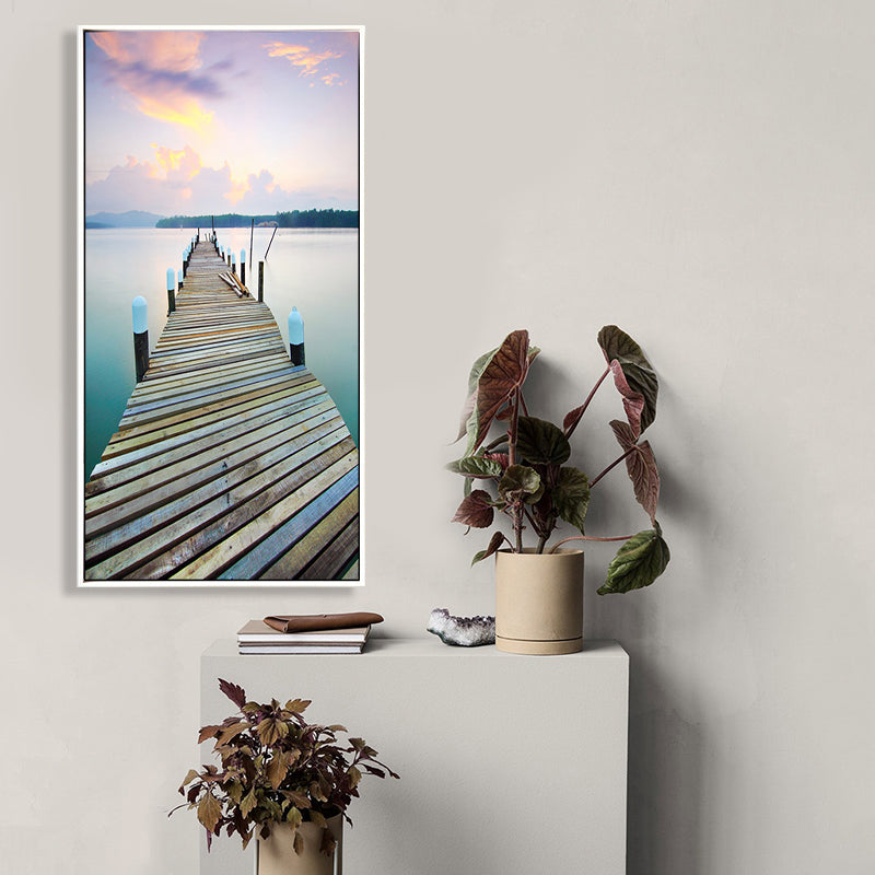 Miraculous Seaside Path Wanddekoration für Wohnzimmer in sanften Farben, verschiedene Größen
