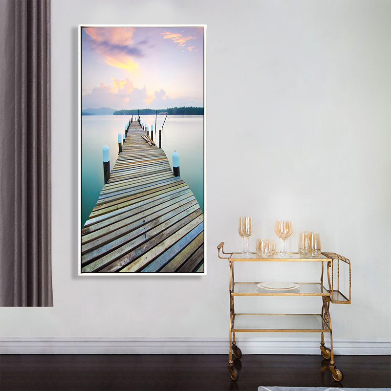 Miraculous Seaside Path Wanddekoration für Wohnzimmer in sanften Farben, verschiedene Größen