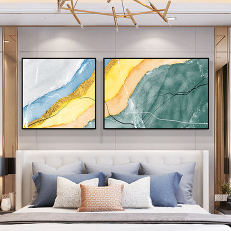 Canvas Multi-Piece Art Print Modern Abstract Painting Wall Decor for House Interior