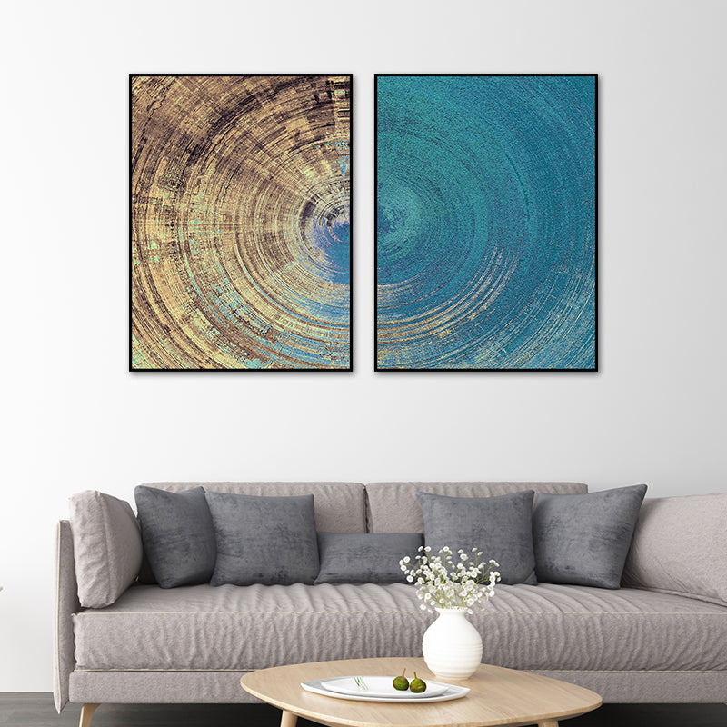 Vortex-Leinwandkunst, zeitgenössisches, bezauberndes Gemälde, abstrakte Wanddekoration in hellen Farben
