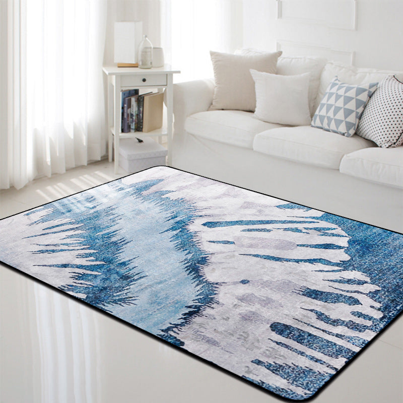 Veelkleurig Shabby Chic Tapijt Polyester Abstract Tapijt Machinewasbaar Antislip Rugtapijt voor decoratie
