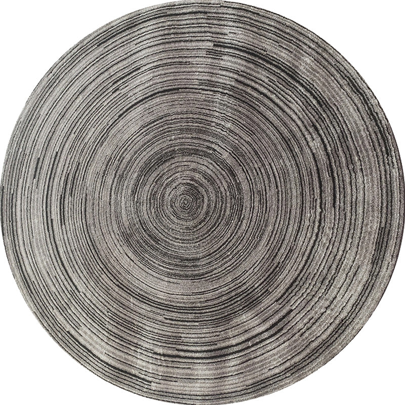 Creative Multicolor Modernist Rug Polyester Circle and Brushstroke Pattern Rug Washable Pet Friendly Non-Slip Carpet for Living Room