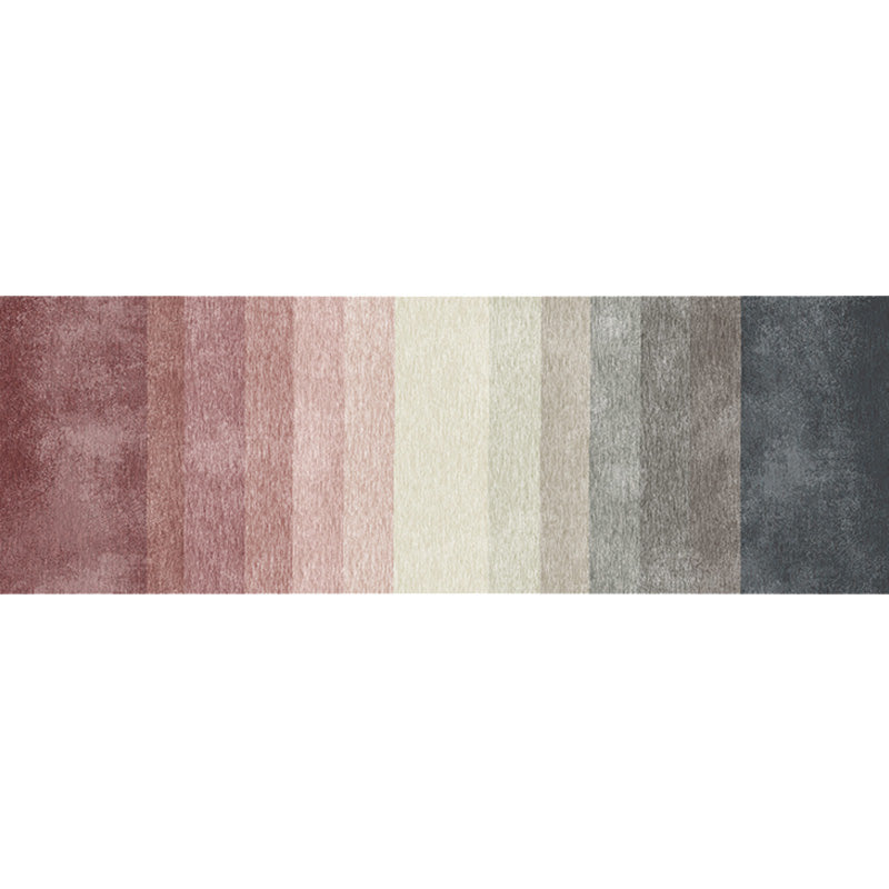 Unique Multicolor Modernist Rug Polyester Ombre Pattern Rug Washable Pet Friendly Non-Slip Carpet for Living Room