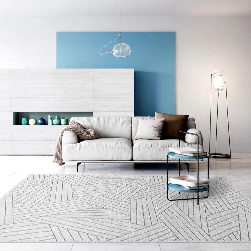 Modernistisch ombre patroon tapijt grijs en groen polyester tapijt niet-slip achterste wasbaar wasbaar huisdiervriendelijk tapijt voor thuis