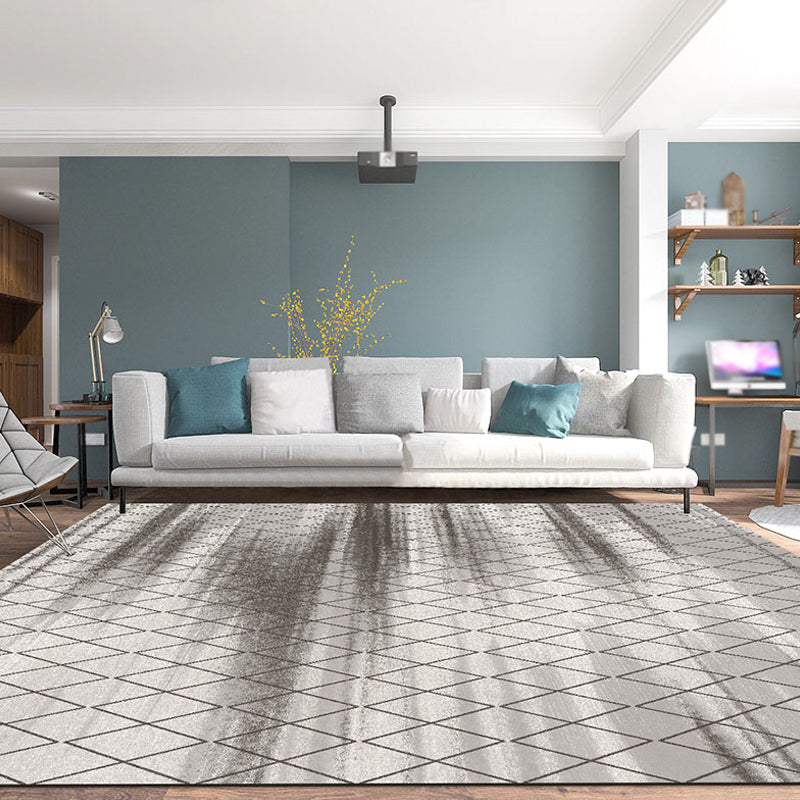 Modernistisch ombre patroon tapijt grijs en groen polyester tapijt niet-slip achterste wasbaar wasbaar huisdiervriendelijk tapijt voor thuis