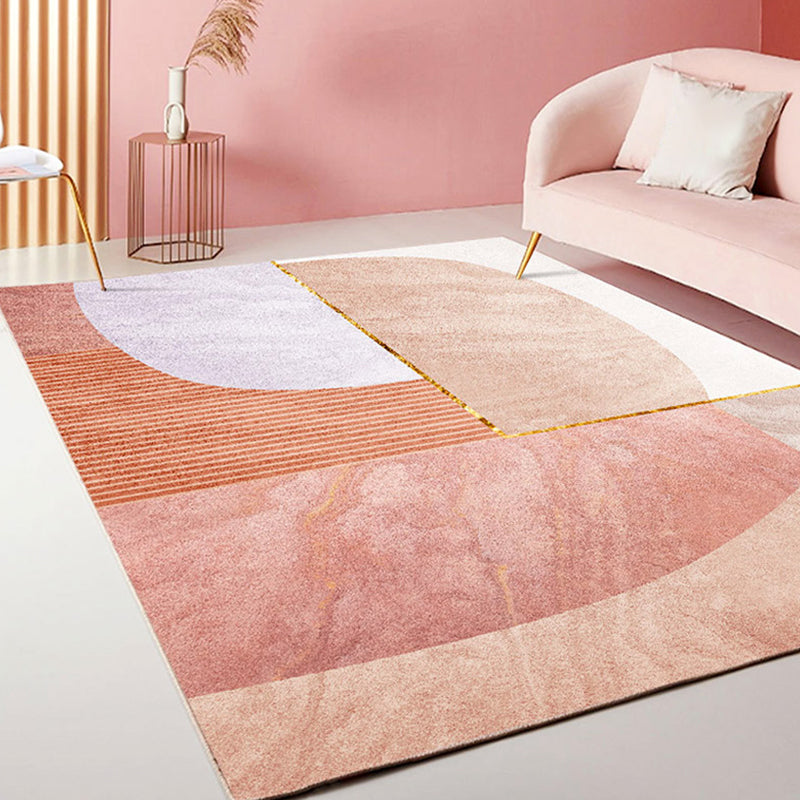 Tapis modernisme élégant tapis colorblock multicolo