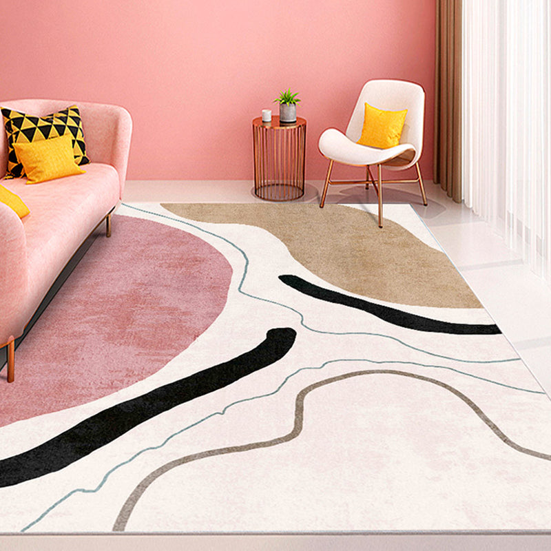 Tapis modernisme élégant tapis colorblock multicolo