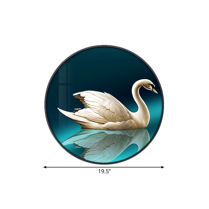 Idées d'éclairage mural mural cercle en métal