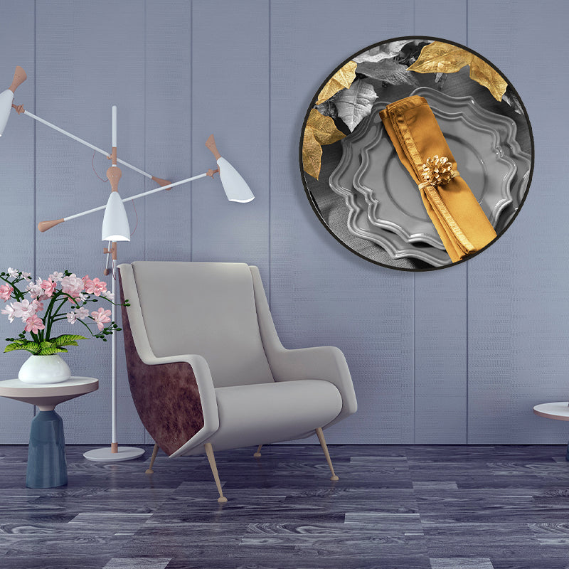 Tableware Wrapped Canvas for Kitchen Photography Wall Art Print, Multiple Sizes Options