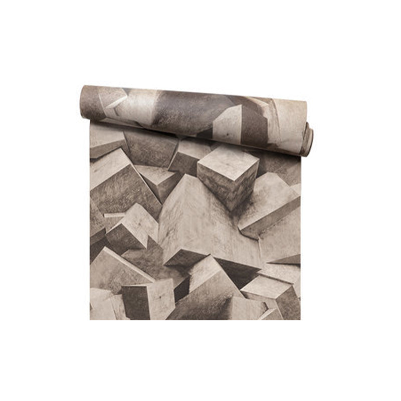 Modern Art 3D Print Cube Non-Pasted Wallpaper, 20.5-inch x 33-foot
