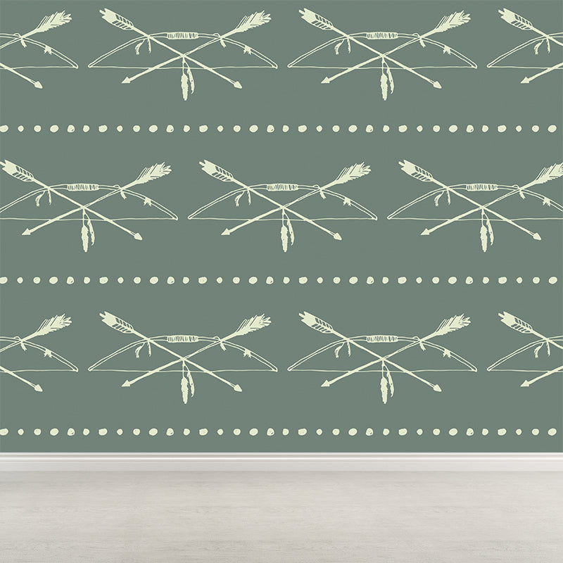 Arrow Wall Mural Modern Decorative Living Room Wall Covering, Custom Size Available