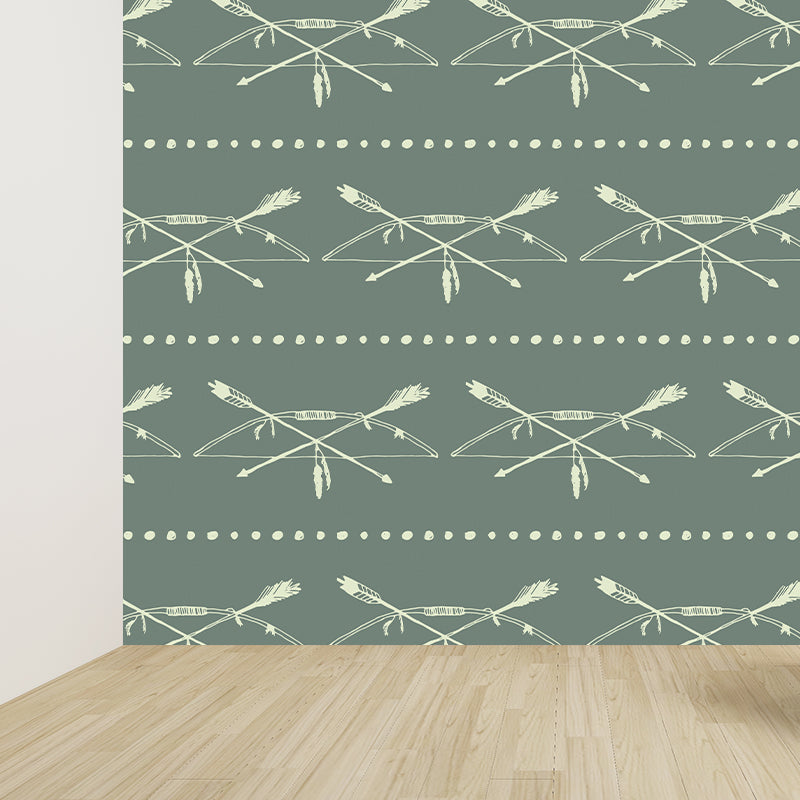 Arrow Wall Mural Modern Decorative Living Room Wall Covering, Custom Size Available