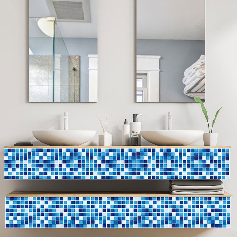 Boho mozaïektegels behangpaneel PVC schil en plak donkere kleur wanddecoratie voor thuis