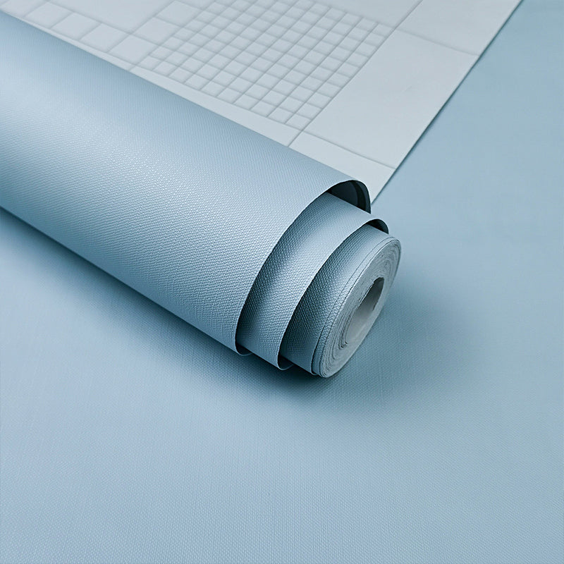 Self-Adhesive 64.6 sq ft. Retro Plain Color Wallpaper for Restroom and Coffee Shop