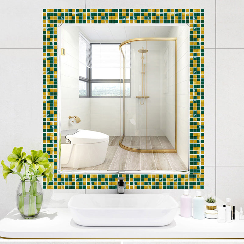 Bunte böhmische Peel-Tapetenpaneele, 3,3 m² große Mosaikfliesen, Wanddekoration für Badezimmer
