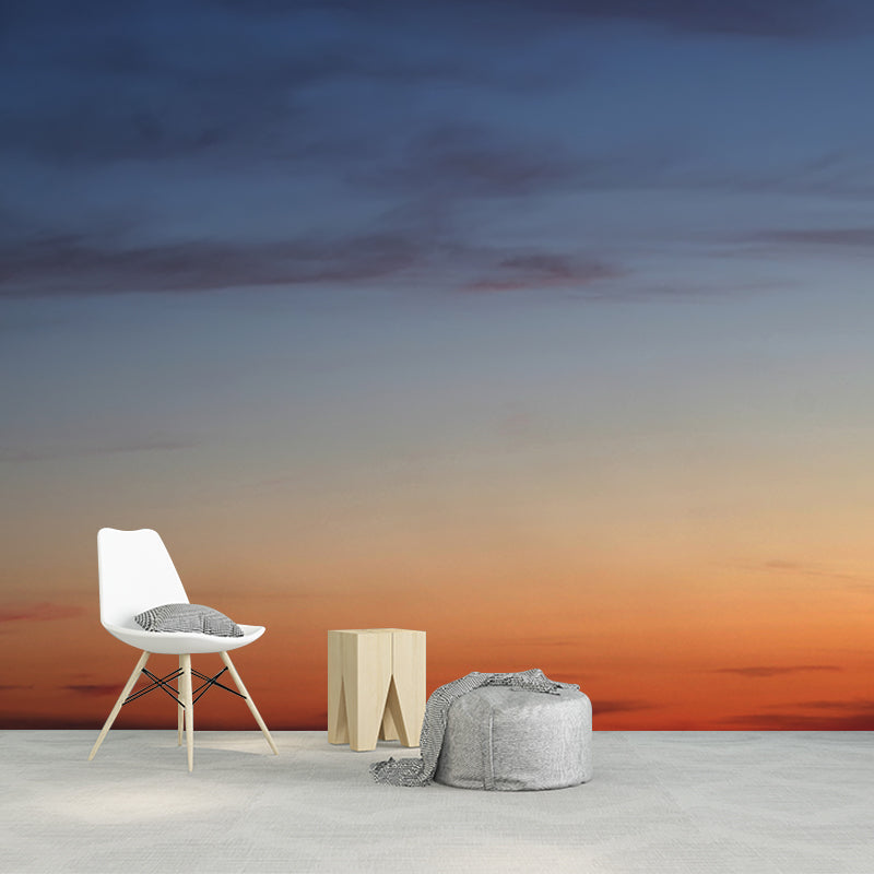 Large Nightfall Crescent Wallpaper Mural Waterproof Modern Living Room Wall Decor