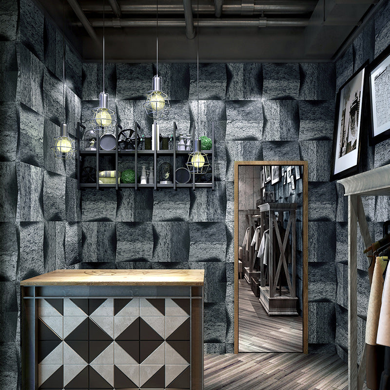 Sandy Yellow 20.5"W x 31'L Vinyl Water-Resistant 3D Faux Wood Wallpaper