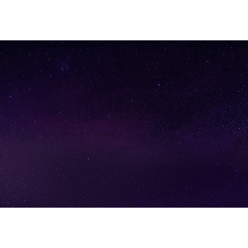 Bright Stars Wall Covering Mural for Bedroom, Purple, Personalized Size Available