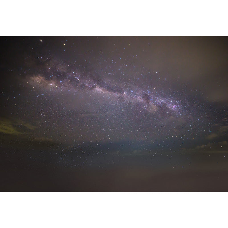 Sparkling Stars Mural Wallpaper for Bedroom Milky Way Wall Decor, Customized Print