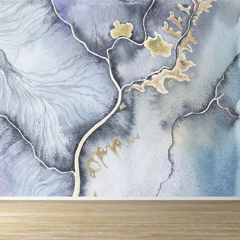 Soft Color Graphic Mural Wallpaper Abstract Modern Stain-Proof Wall Covering for Kitchen