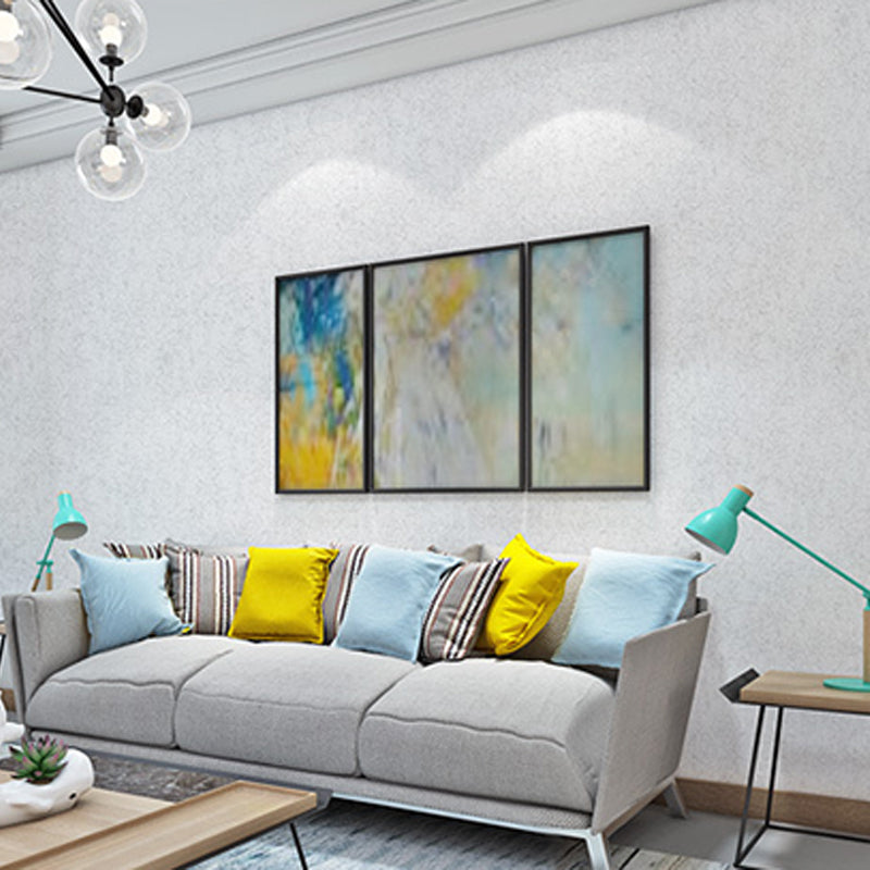 Plain Color Non-Pasted Wallpaper, 33-foot x 20.5-inch, Grey