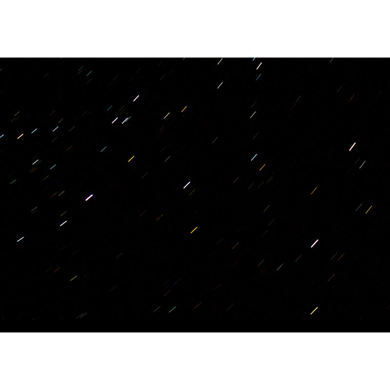 Photo Printed Meteor Shower Mural Full-Size Wall Covering for Living Room, Made to Measure