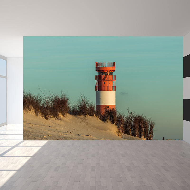 House Decor Lighthouse Mural Decal Customized Coastal Wall Covering for Living Room