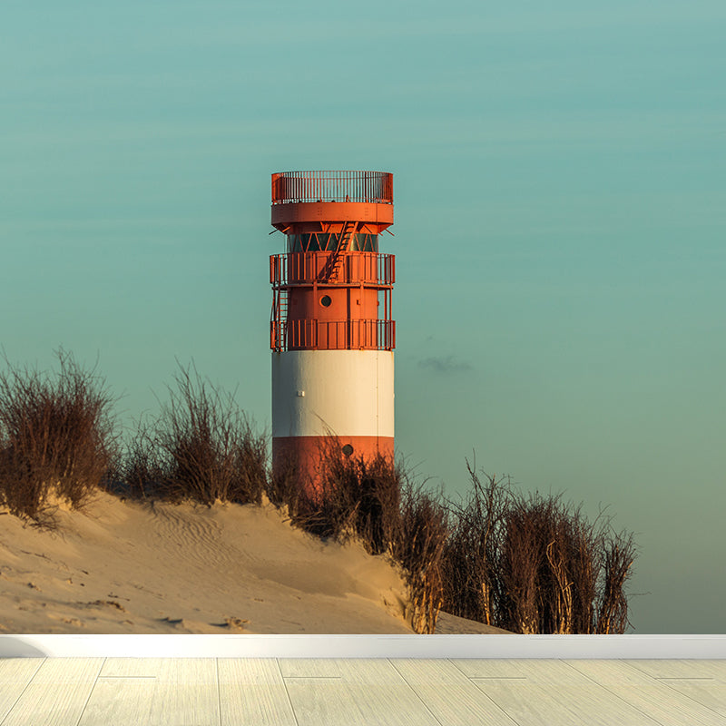 House Decor Lighthouse Mural Decal Customized Coastal Wall Covering for Living Room