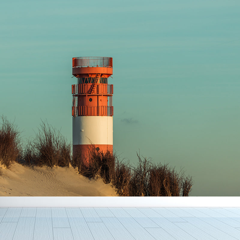 House Decor Lighthouse Mural Decal Customized Coastal Wall Covering for Living Room