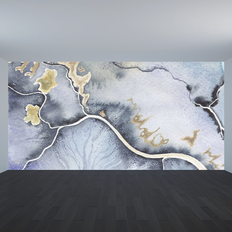 Non-Woven Decorative Wall Mural Modern Abstract Pattern Wall Covering, Custom Printed