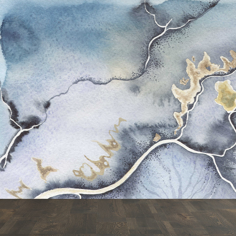 Non-Woven Decorative Wall Mural Modern Abstract Pattern Wall Covering, Custom Printed