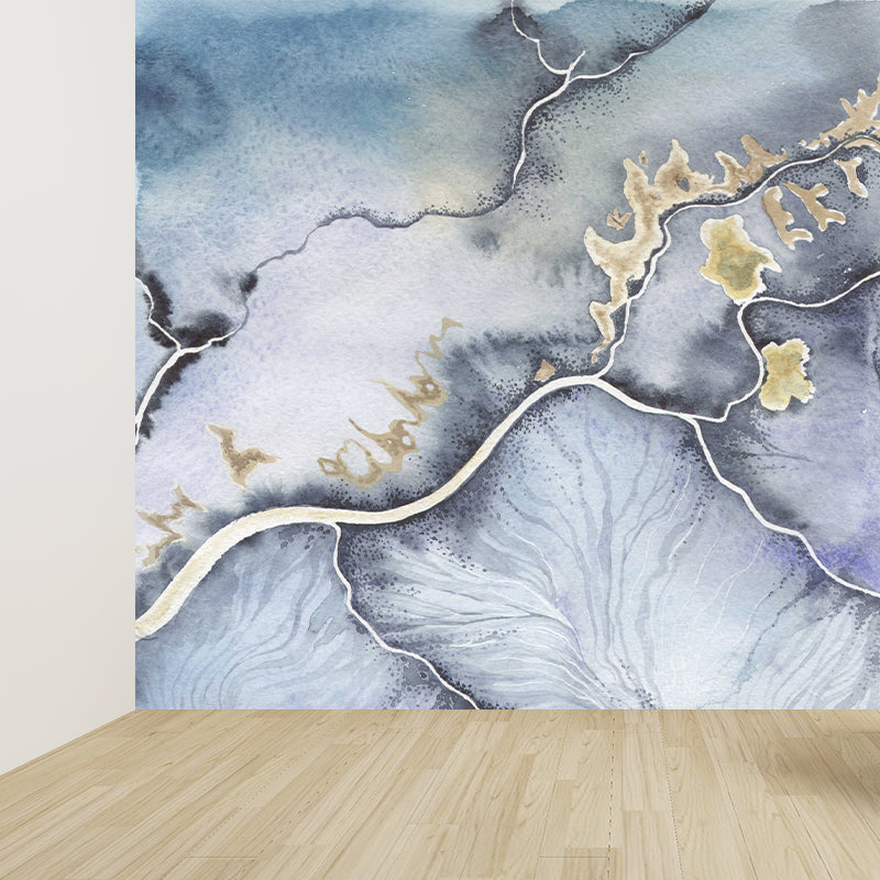 Non-Woven Decorative Wall Mural Modern Abstract Pattern Wall Covering, Custom Printed