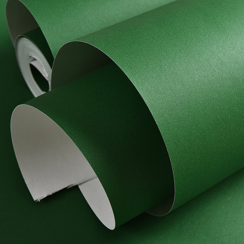 Non-Woven Wallpaper with Pure Color Design, Non-Pasted
