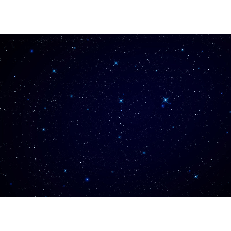 Modern Sparse Starry Sky Mural for Living Room Custom Wall Covering in Dark Color