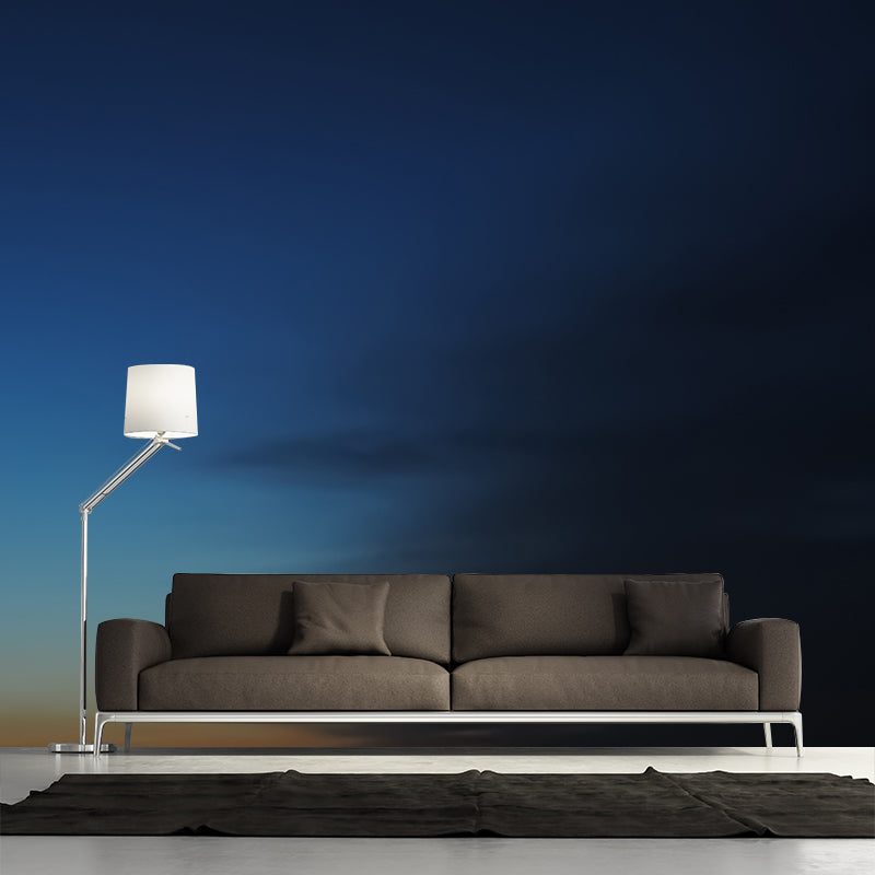 Photo Print Night Sky Mural Wallpaper Non-Woven Modern Wall Covering for Living Room