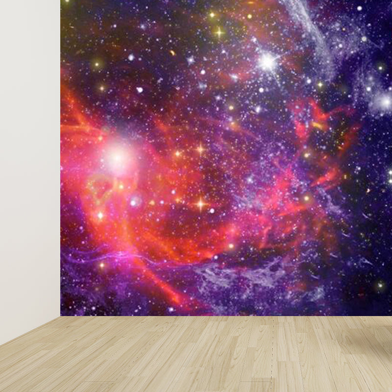 Full Size Illustration Modern Mural Decal with Sky Scene in Soft Color, Made to Measure