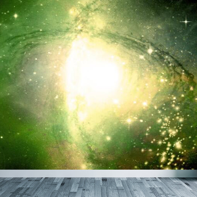 Full Size Illustration Modern Mural Decal with Sky Scene in Soft Color, Made to Measure