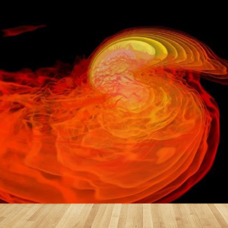 Full Size Illustration Modern Mural Decal with Sky Scene in Soft Color, Made to Measure