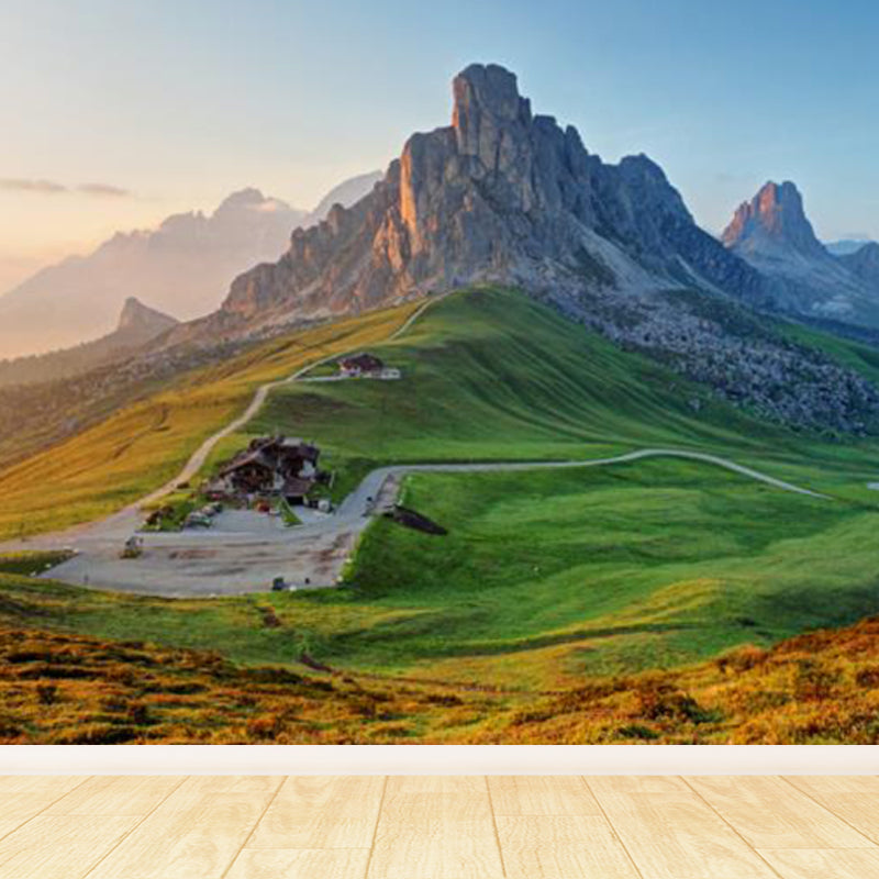 Sky View Mural Wallpaper for Dining Natural Landscape Wall Covering, Personalized