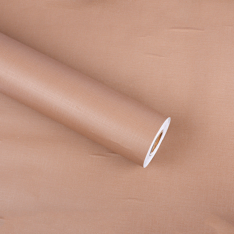 Macarons White Solid Color 48.4 sq ft. Self-Adhesive Water-Resistant Wallpaper