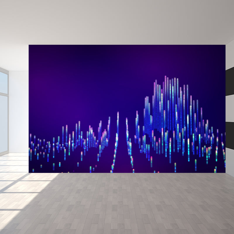Sci-Fi-Wandbild mit abstraktem Muster, helle Farbe, dekorative Wandverkleidung für das Wohnzimmer