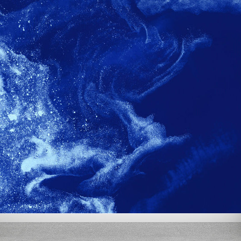 Flying-Cloud Mural Wallpaper for Living Room Sky Scene Wall Covering, Custom Printed