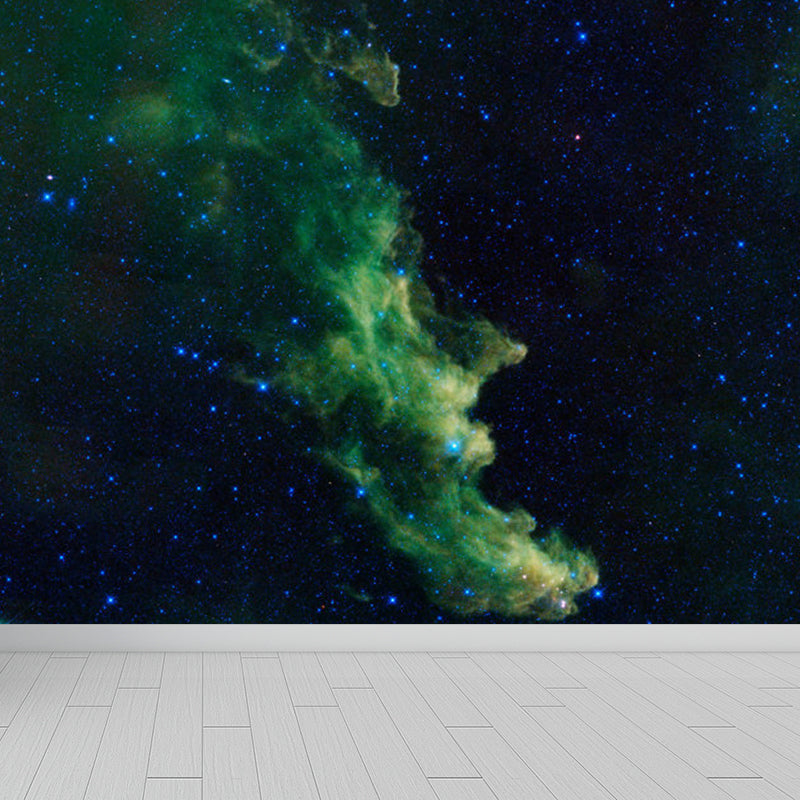 Flying-Cloud Mural Wallpaper for Living Room Sky Scene Wall Covering, Custom Printed