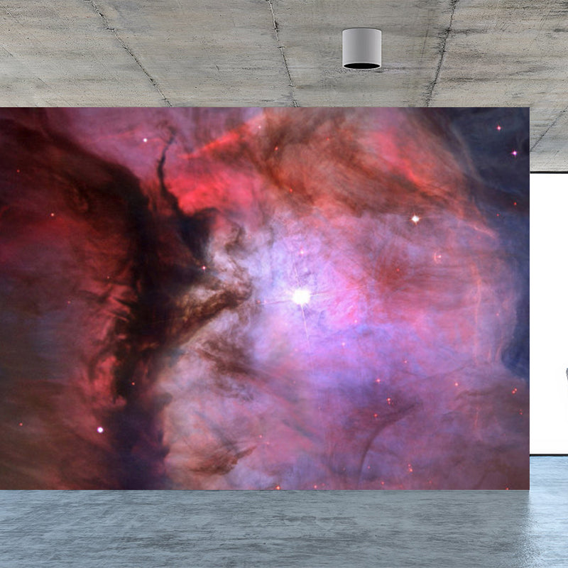 Soft Color Sky Scene Mural Wallpaper Stain-Proofing Modern Bathroom Wall Covering