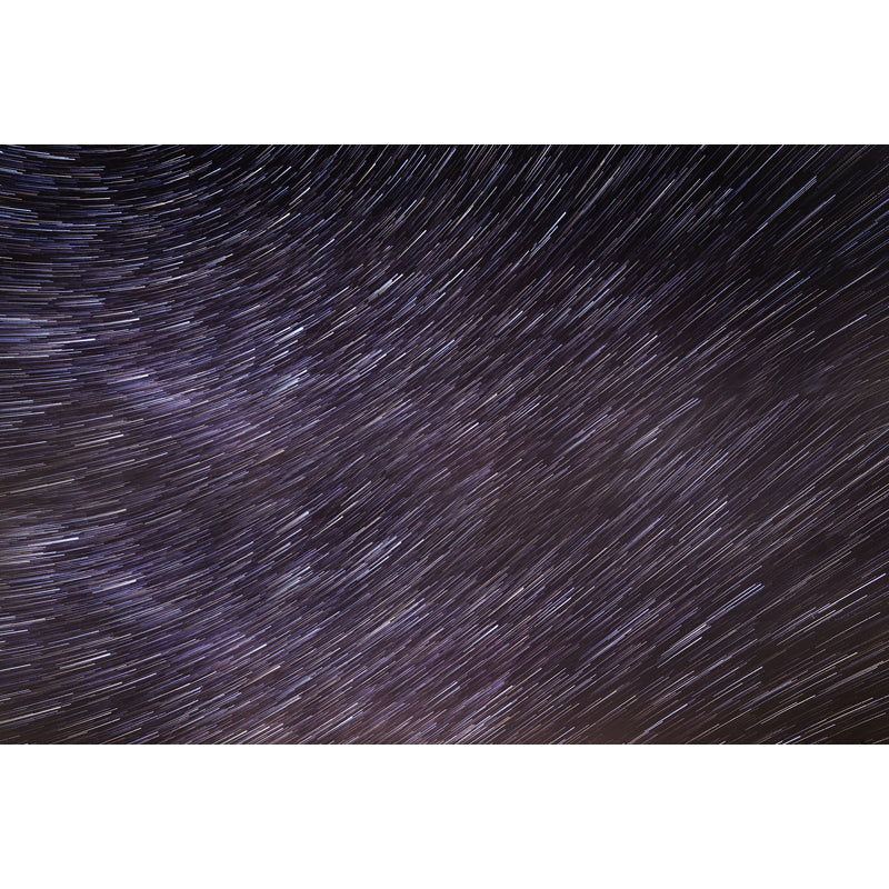 Purple Shooting Stars Wall Mural Water Resistant Wall Decor for Bedroom, Made to Measure